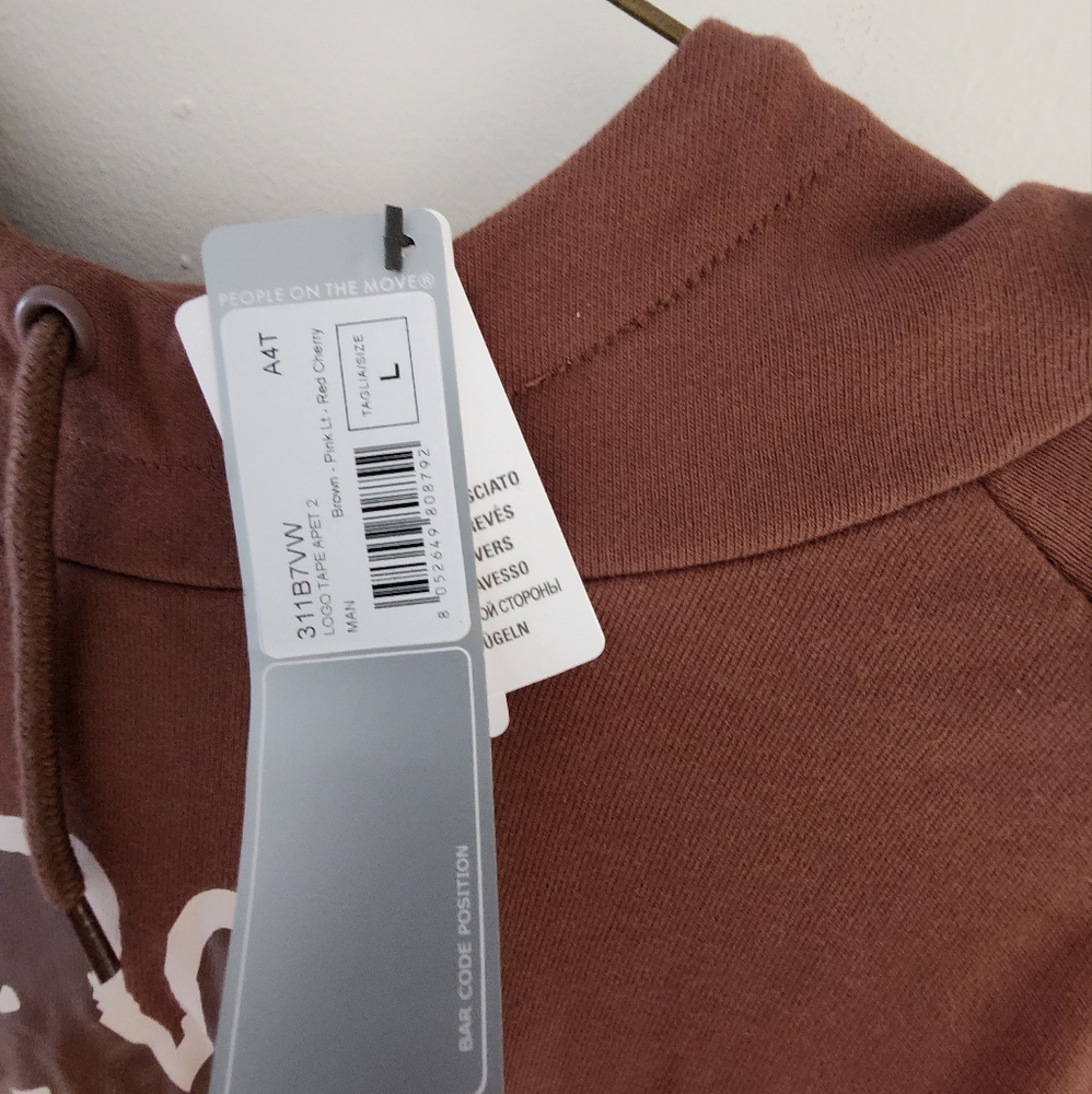 MENS Kappa Hoodie Brown